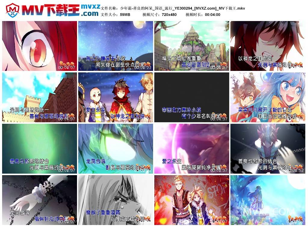少年霜-善良的阿呆_国语_流行_YE300294